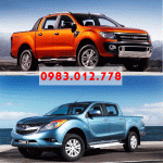 So sánh chi tiết xe Ford Ranger và Mazda BT – 50